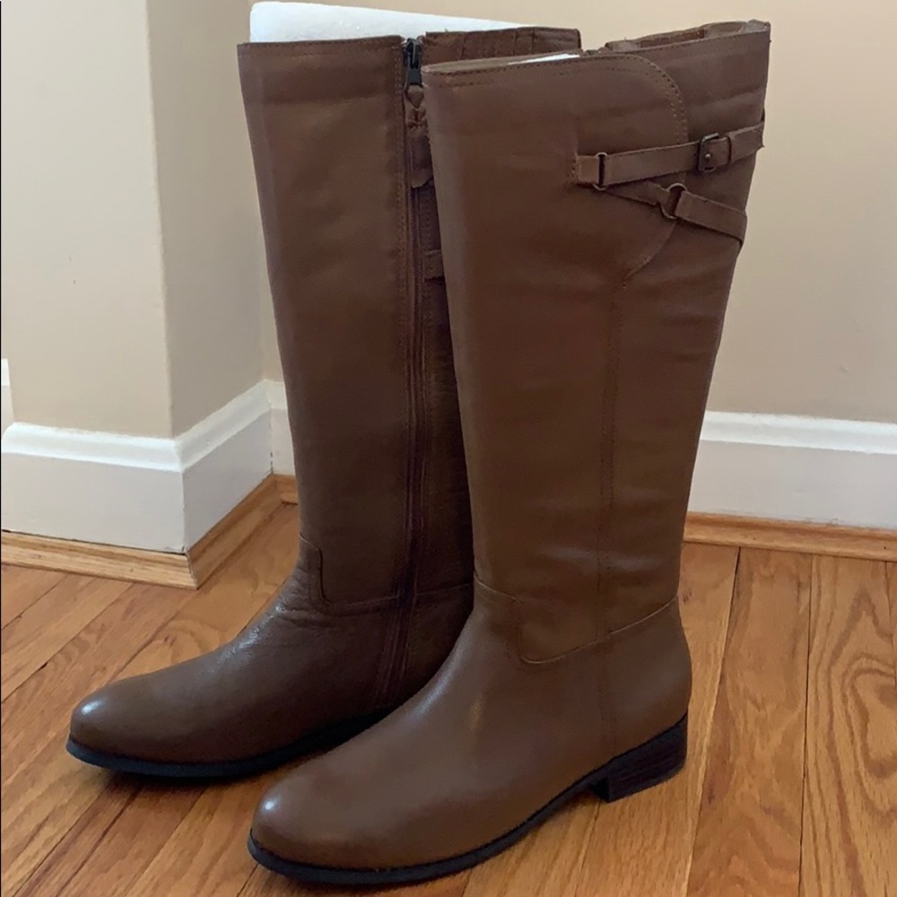 Trotters Brown Riding Boots